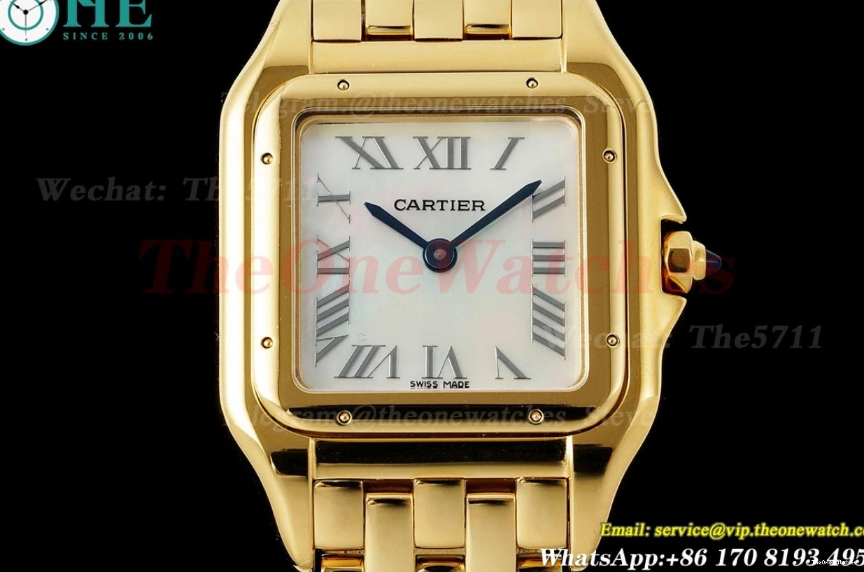 De Mop Ladies AF 27mm YG Panthere Secrete YG Dial Quartz 0409